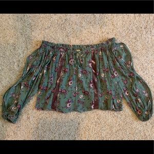 Off the shoulder bohemian top